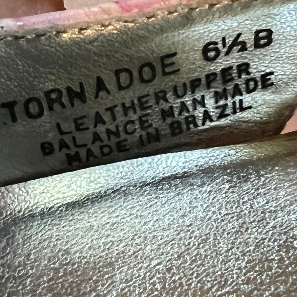 Steve Madden Tornadoe Pink Croc Slingback Stiletto Heels 6.5B - Picture 5 of 7